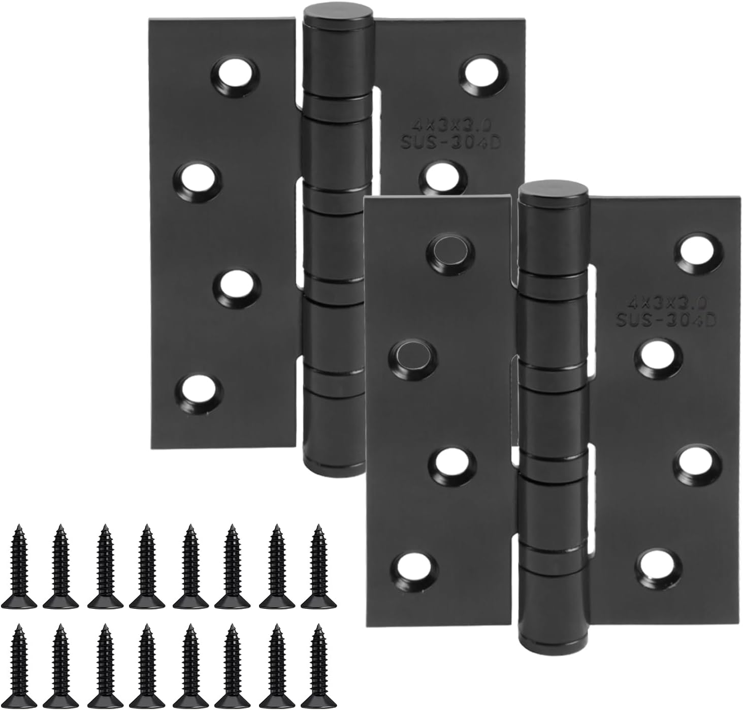 2x Stainless Steel Door Butt Hinges 4 2x Stainless Steel Door Butt Hinges 4